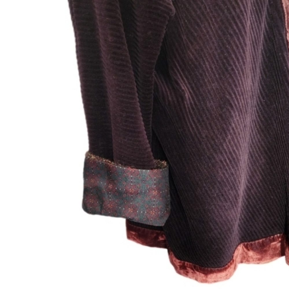 Inner Designs Coat Vintage Opera 1980s Chocolate Brown Size XL - Picture 9 of 15